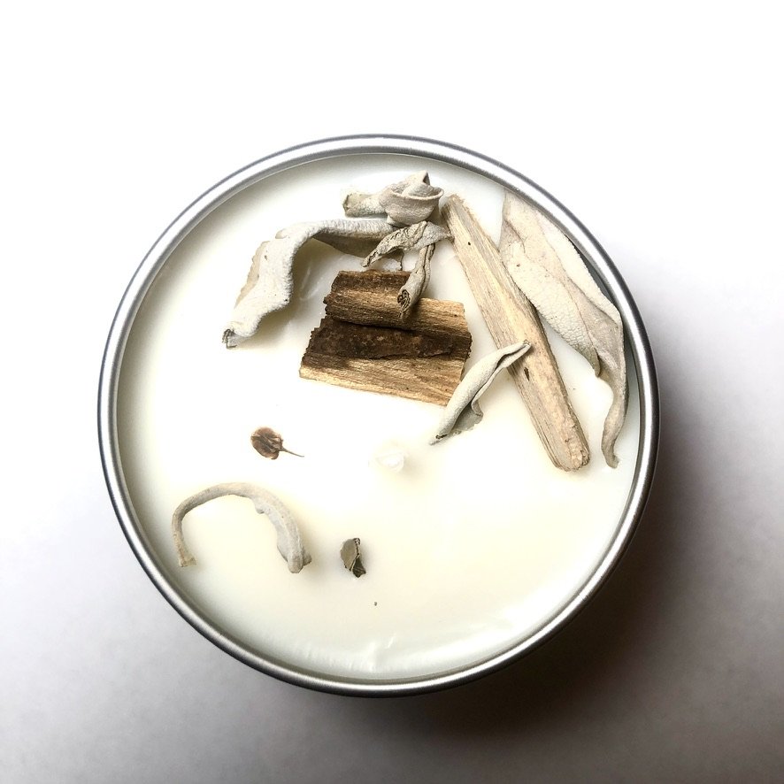 "Cleanse" Soy Candle with Sage and Palo Santo