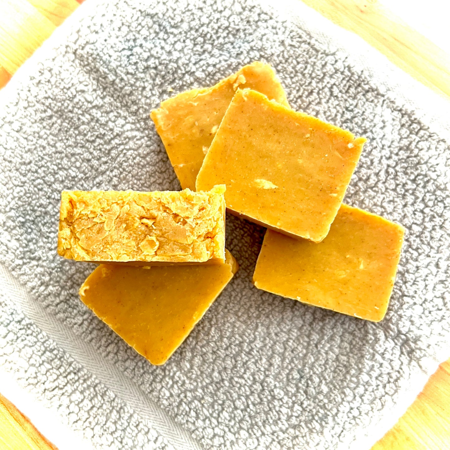 Carrot & Lemongrass Soap with Turmeric